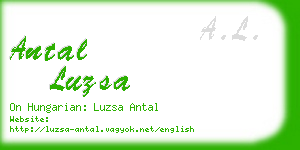 antal luzsa business card